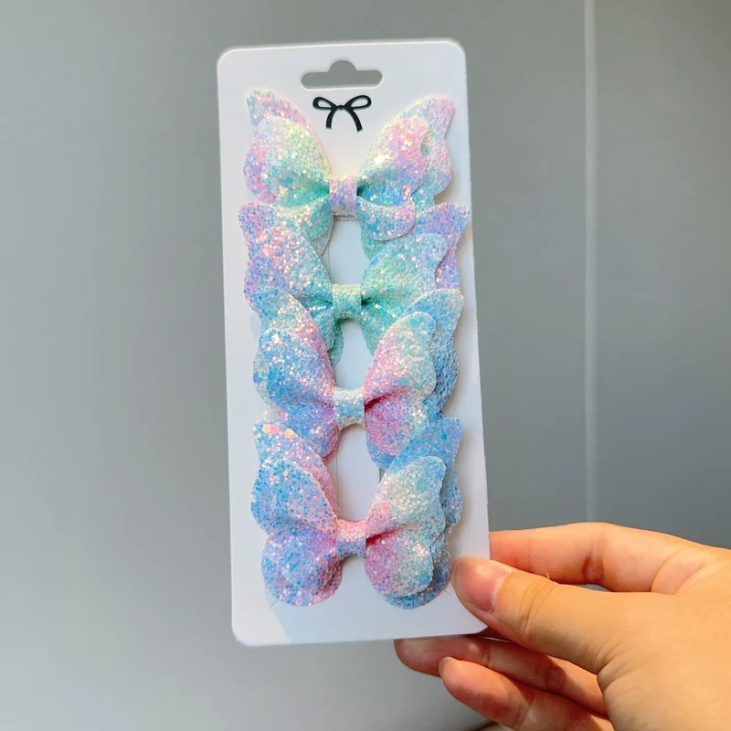 Barrette Bébé - Noeud Papillon Brillant