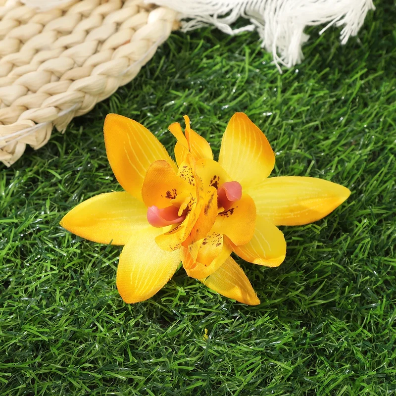 Pince à cheveux - Fleurs d'Orchidés