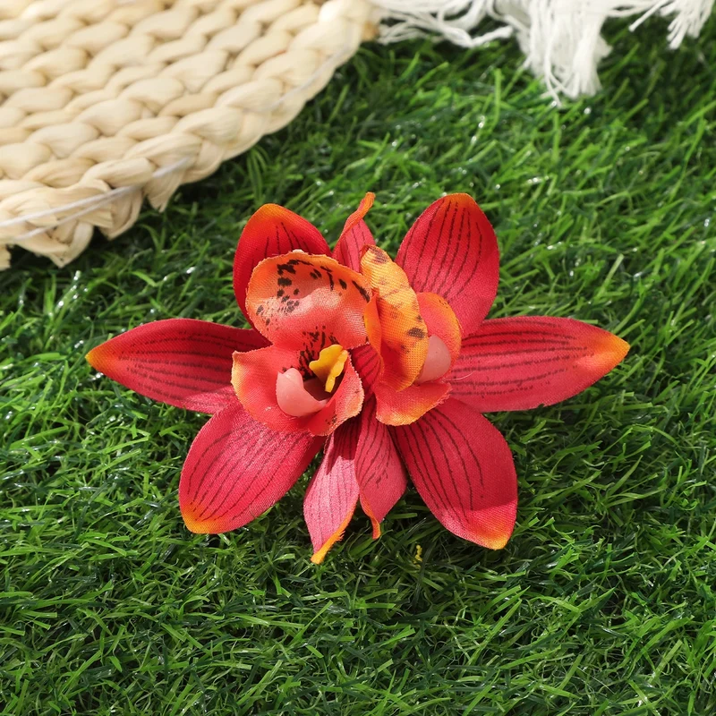 Pince à cheveux - Fleurs d'Orchidés