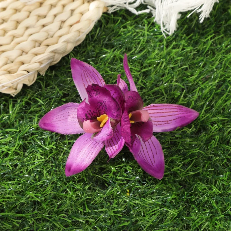 Pince à cheveux - Fleurs d'Orchidés