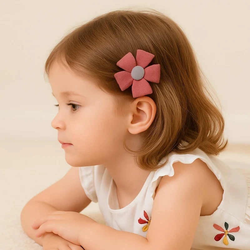 Petites pinces à cheveux - Boutons de Fleurs