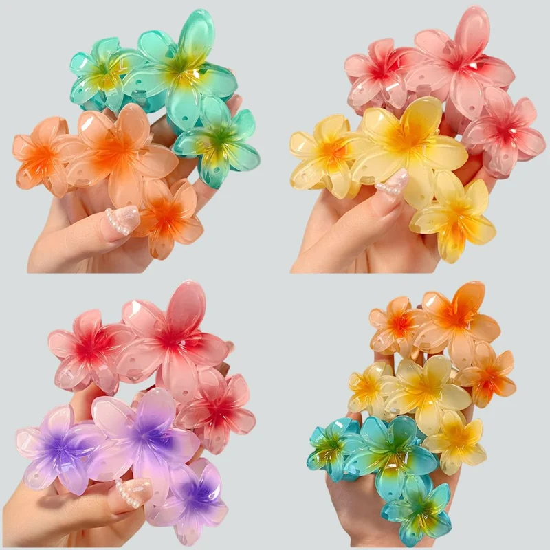 Pince à cheveux – Fleurs de Frangipanier