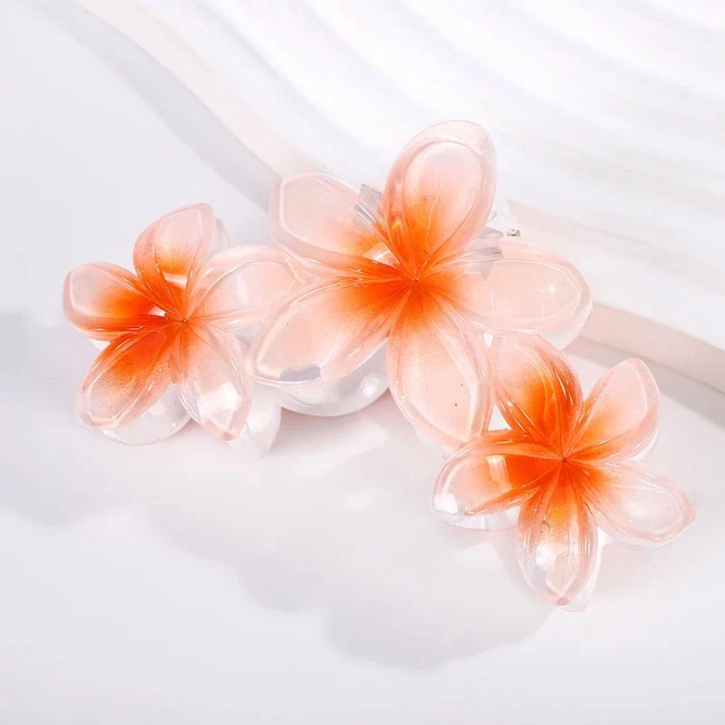 Pince à cheveux – Fleurs de Frangipanier