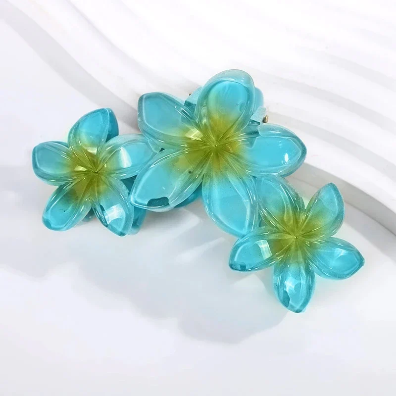 Pince à cheveux – Fleurs de Frangipanier