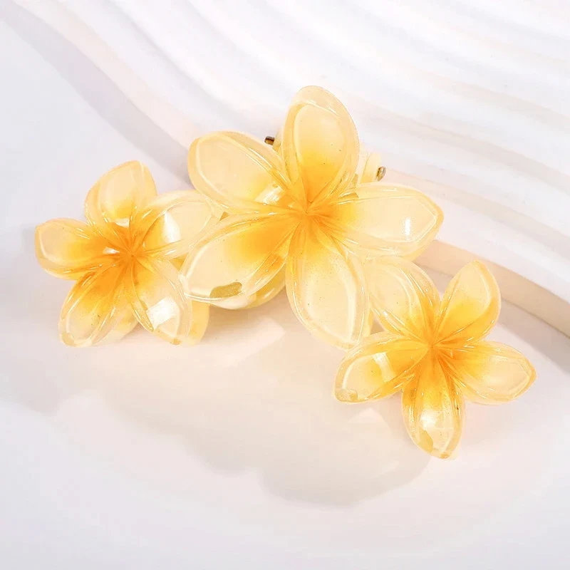 Pince à cheveux – Fleurs de Frangipanier