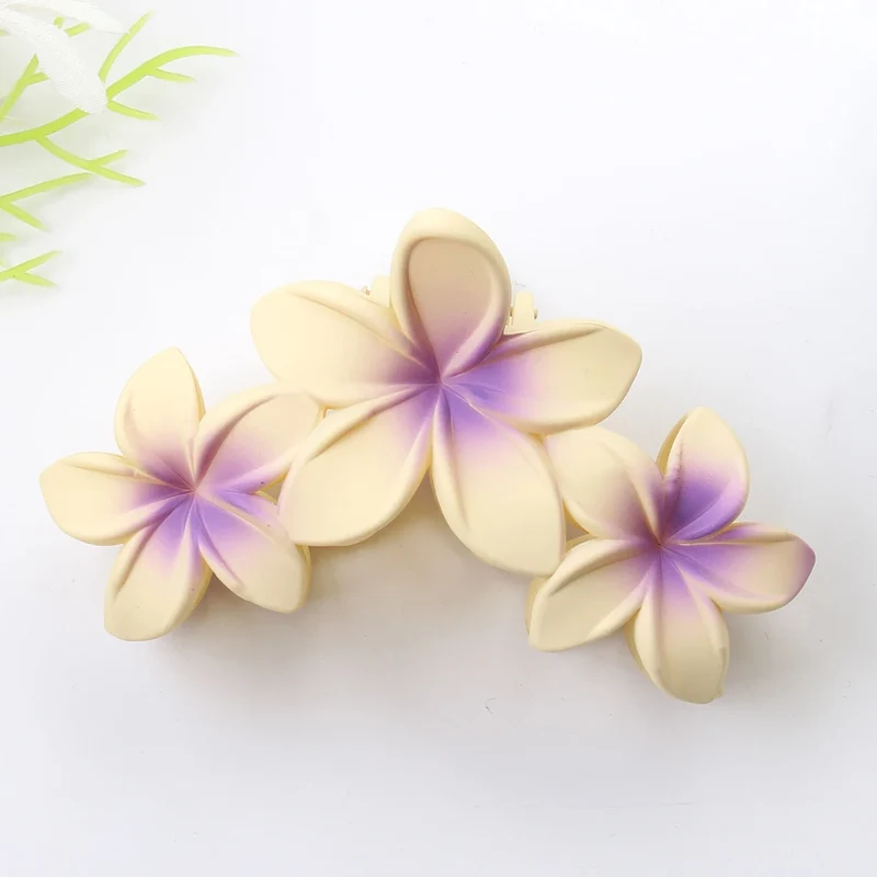 Pince à cheveux – Fleurs de Frangipanier