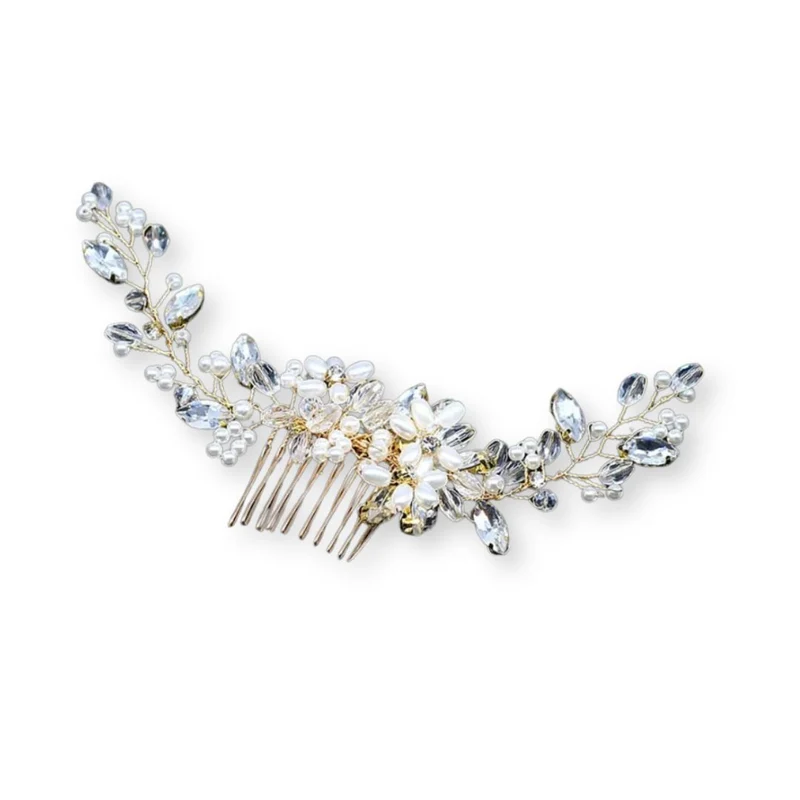 Peigne à cheveux mariage – Perles Royales
