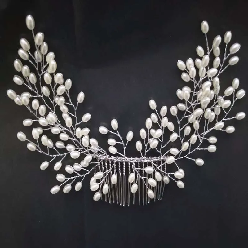 Peigne à cheveux mariage – Perles Royales