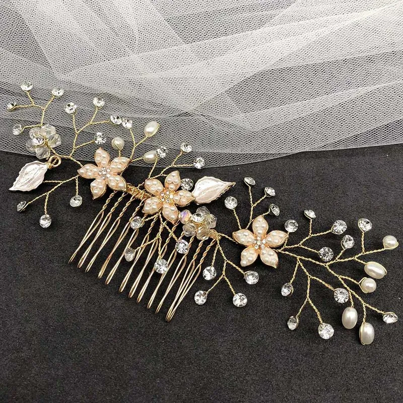 Peigne à cheveux mariage – Perles Royales
