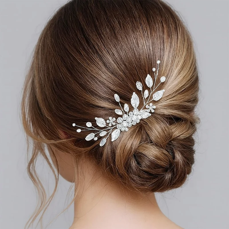 Peigne à cheveux mariage – Élégance Luxueuse