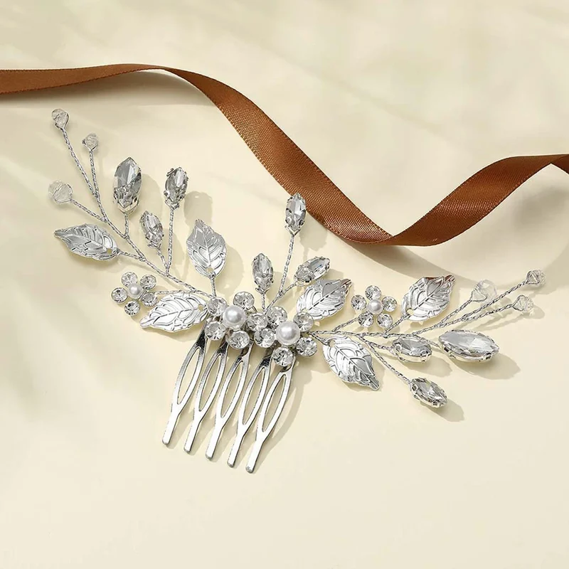 Peigne à cheveux mariage – Élégance Luxueuse