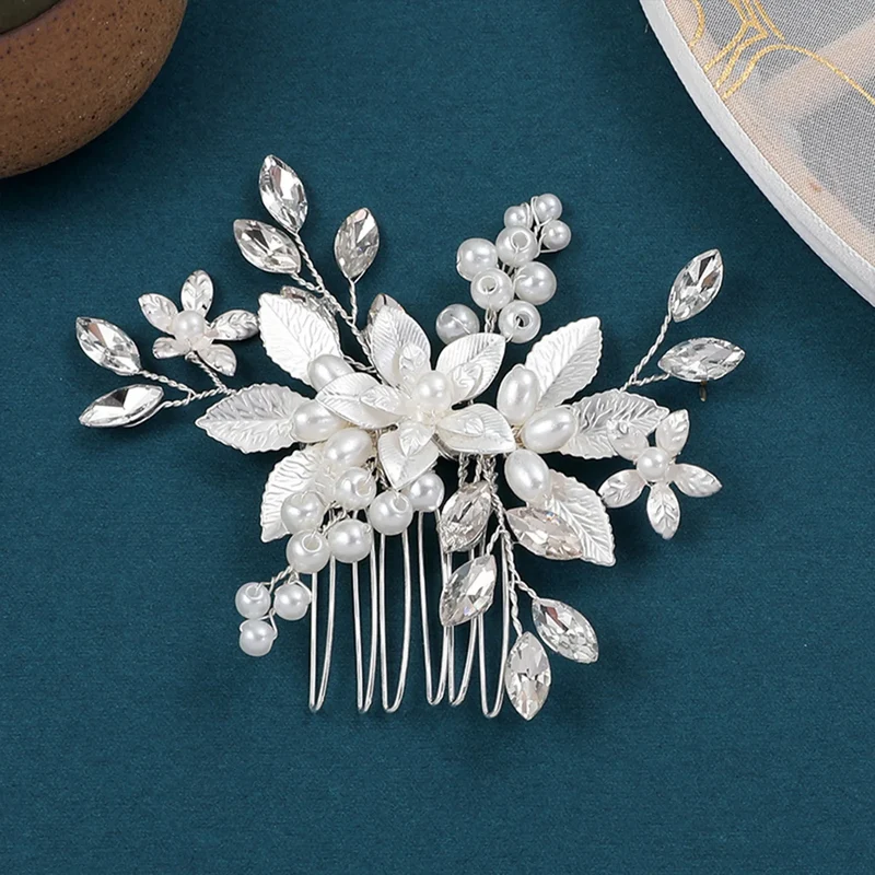 Peigne à cheveux mariage – Élégance Luxueuse
