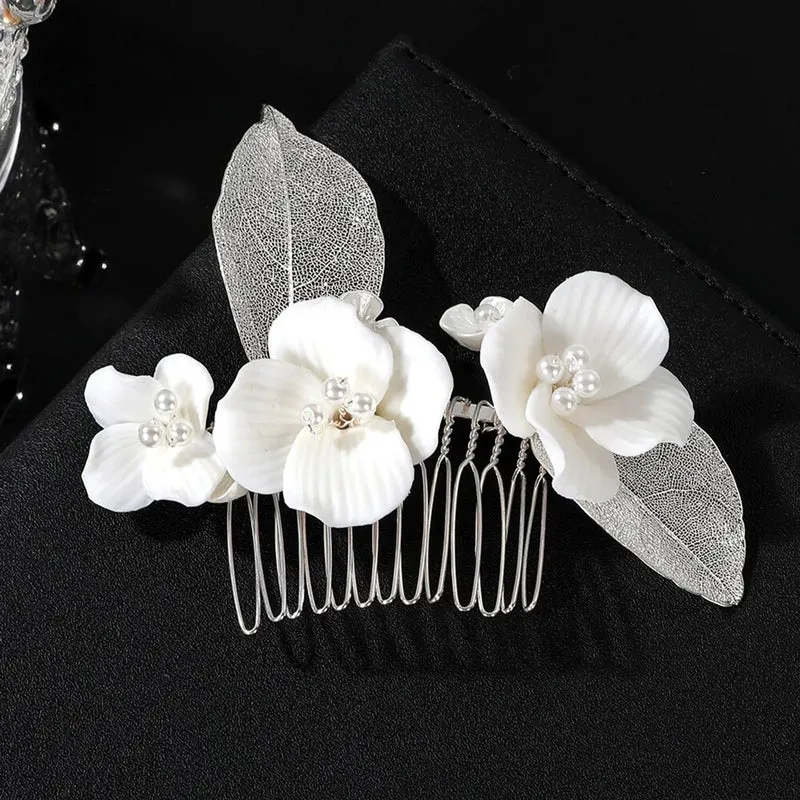 Peigne à cheveux mariage – Élégance Luxueuse