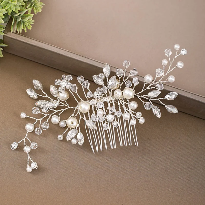 Peigne à cheveux mariage – Élégance Luxueuse