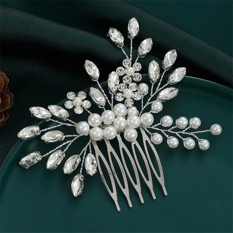 Peigne à cheveux mariage – Élégance Luxueuse