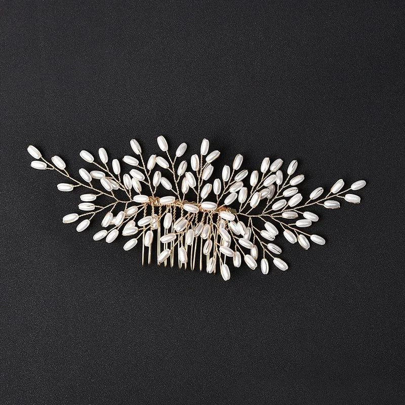 Peigne à cheveux mariage – Élégance Luxueuse