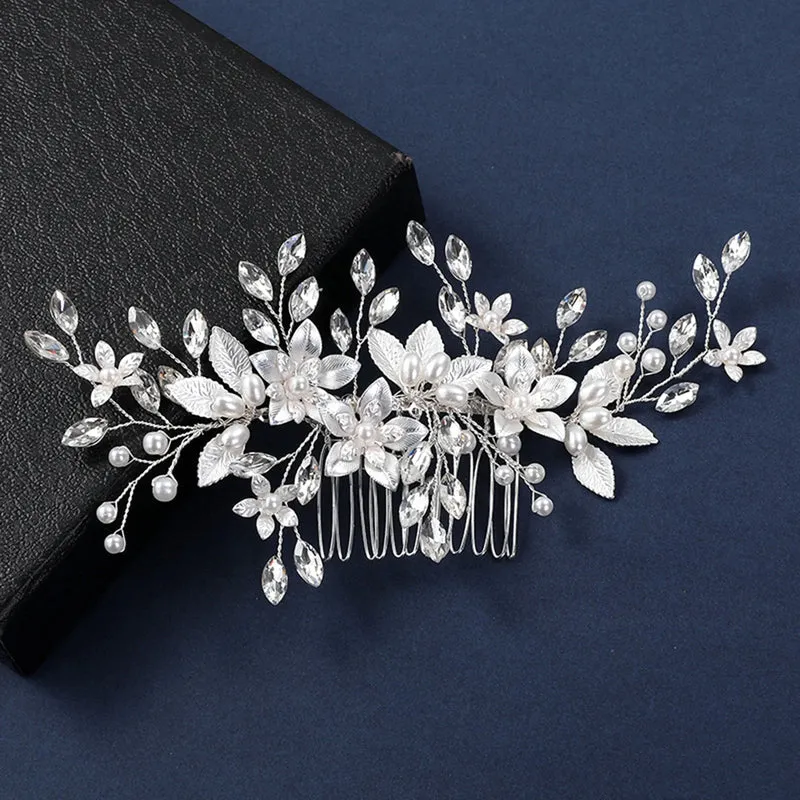 Peigne à cheveux mariage – Élégance Luxueuse