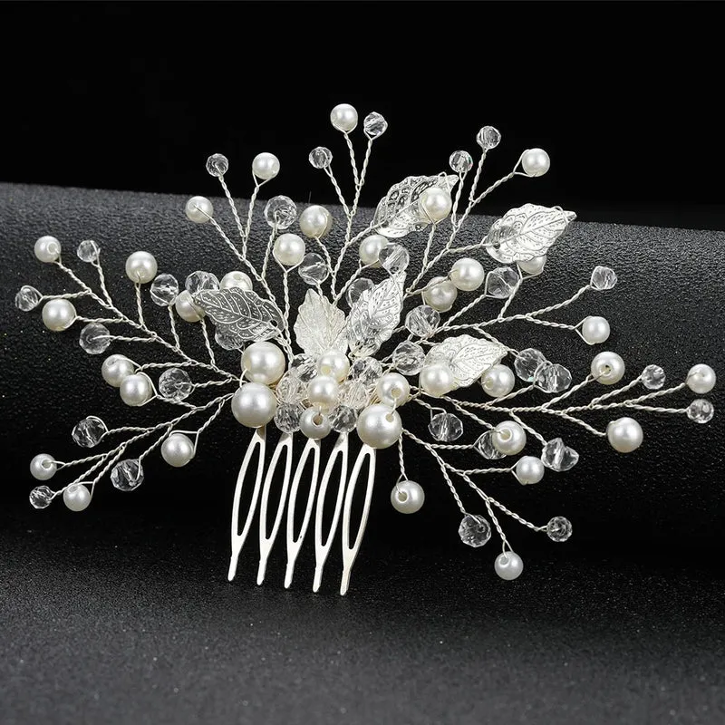 Peigne à cheveux mariage – Élégance Luxueuse