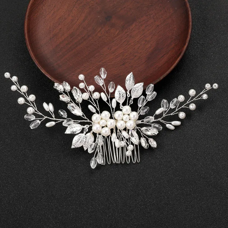 Peigne à cheveux mariage – Élégance Luxueuse