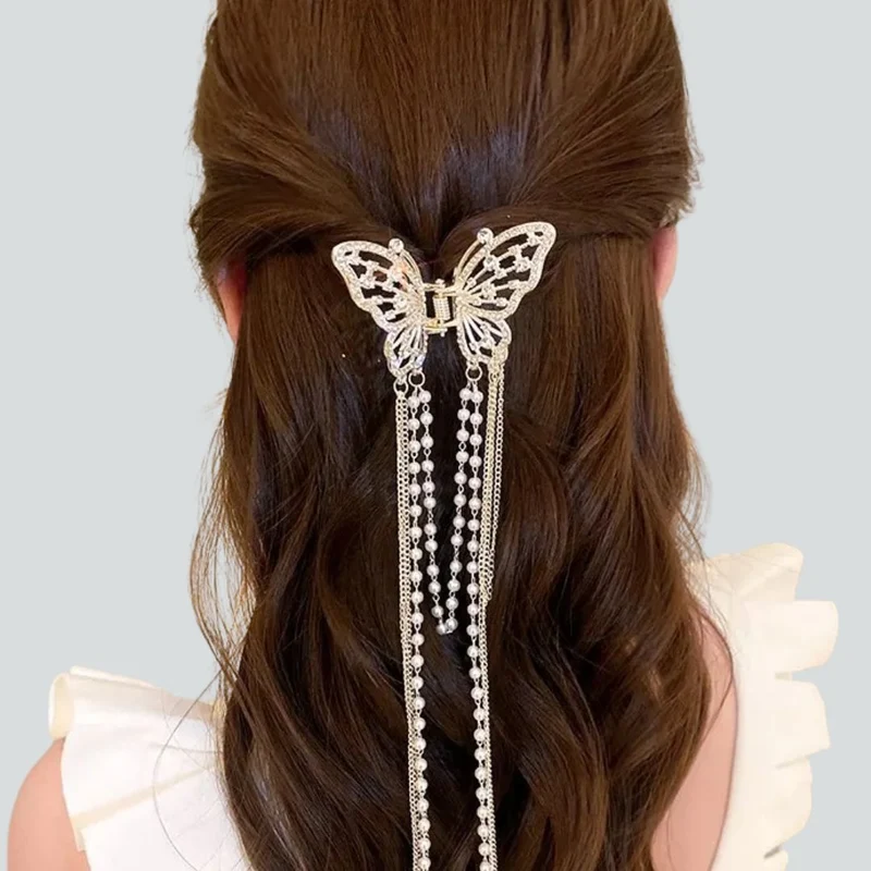 Pince à cheveux - Papillon Céleste