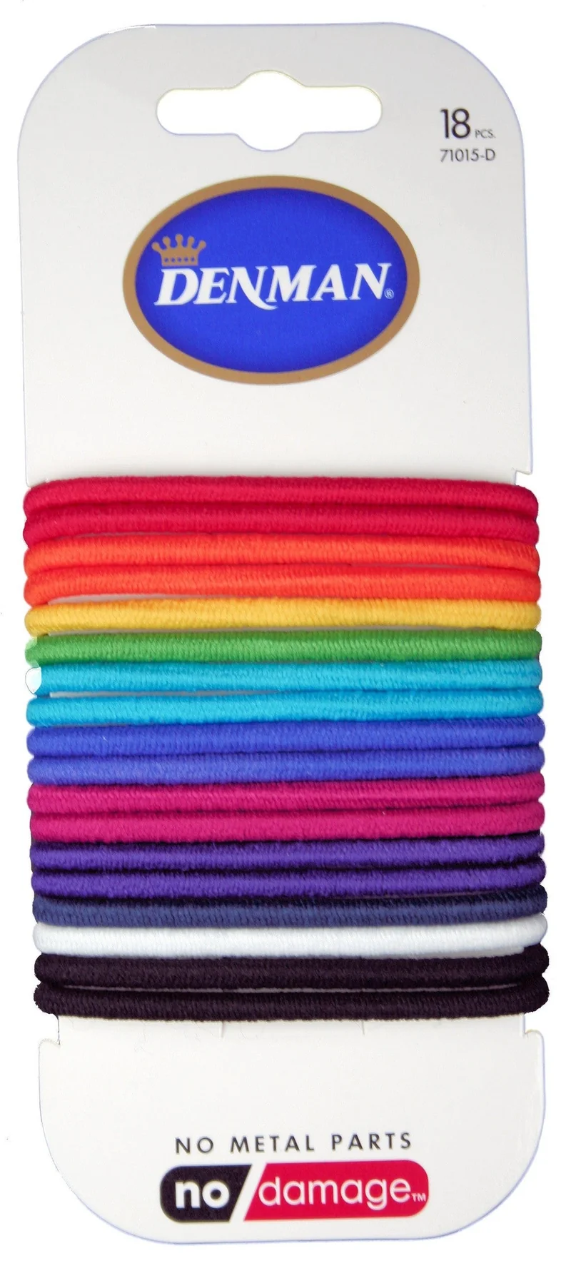 Elastiques cheveux coloris assortis 4 mm DENMAN par 18
