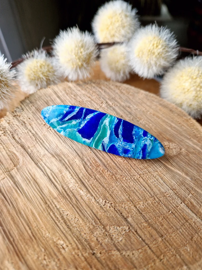 Barrette "Lagon 💙💚🩵"