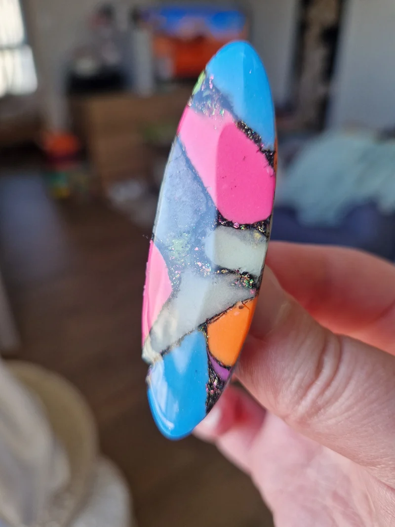 Barrette "Néon & Black "