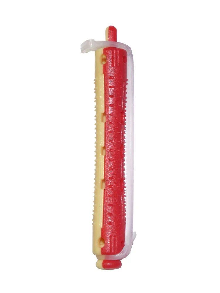 Bigoudis permanente cheveux ECOLE JACQUES SEBAN rouge/jaune court X12