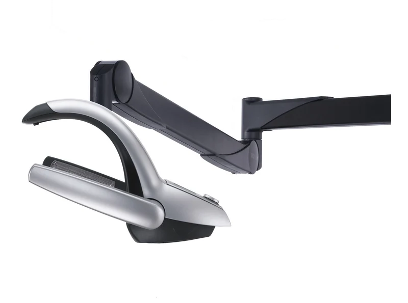 Casque sèche cheveux infrarouge new hair master OLYMP sur bras argent et