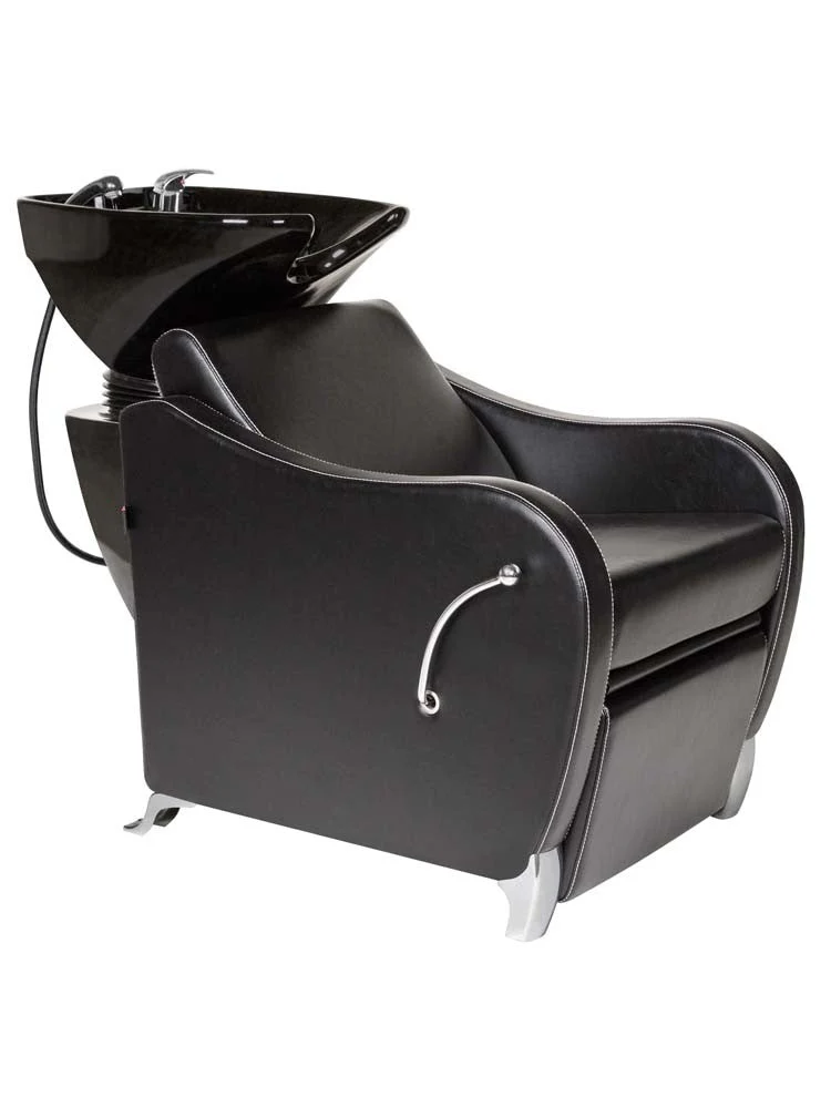 Bac à shampoing BEVERLY JACQUES SEBAN cuve noire revêtement noir