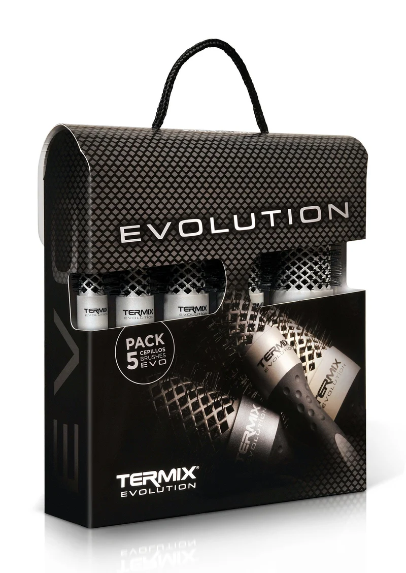 Brosse ronde professionnelle EVOLUTION basic TERMIX x5