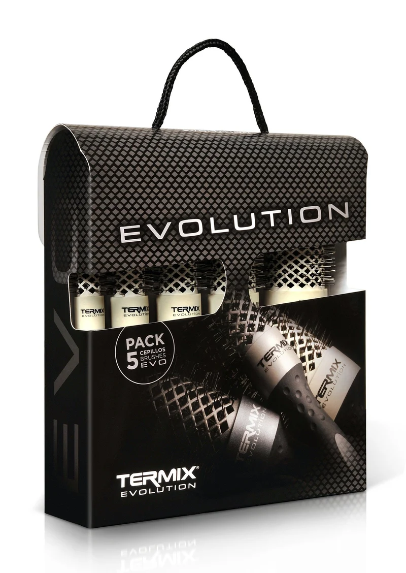 Brosse ronde professionnelle EVOLUTION soft TERMIX x5