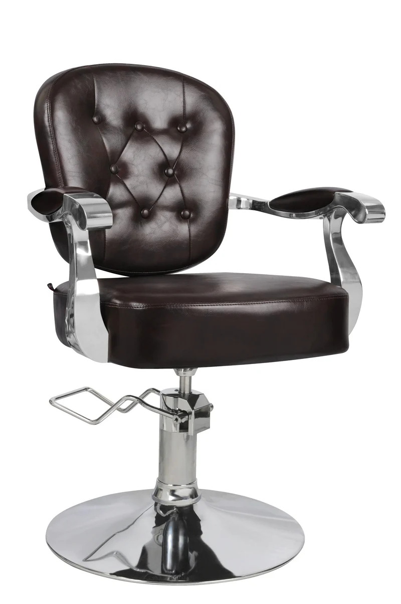 Fauteuil de coiffure CAMBRIDGE JACQUES SEBAN marron vieilli