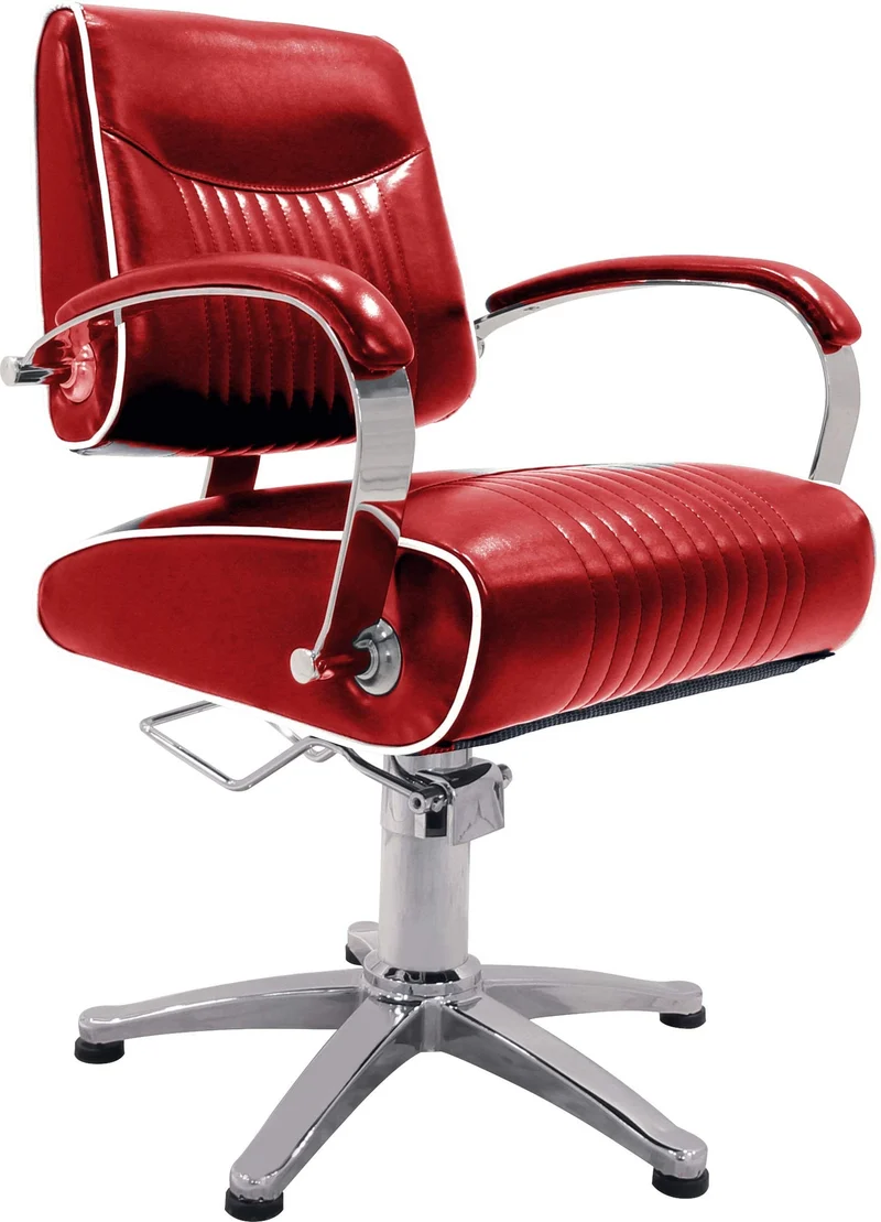 Fauteuil de coiffure MEMPHIS JACQUES SEBAN rouge
