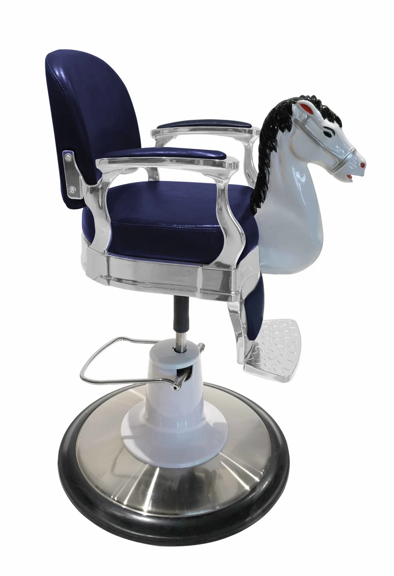 Fauteuil de coiffure enfant MANEGE JACQUES SEBAN bleu