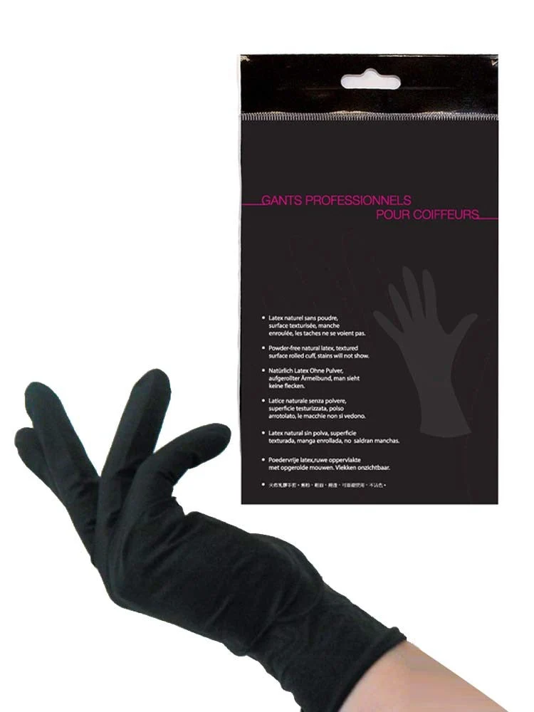 Gants de coloration latex noir par paire JACQUES SEBAN small