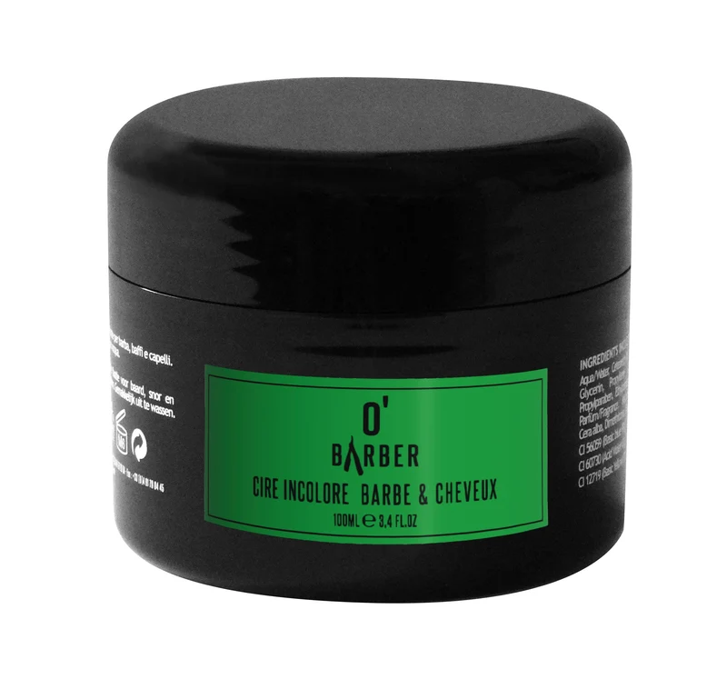 Cire incolore pour barbe et cheveux pot 100 ml O'BARBER