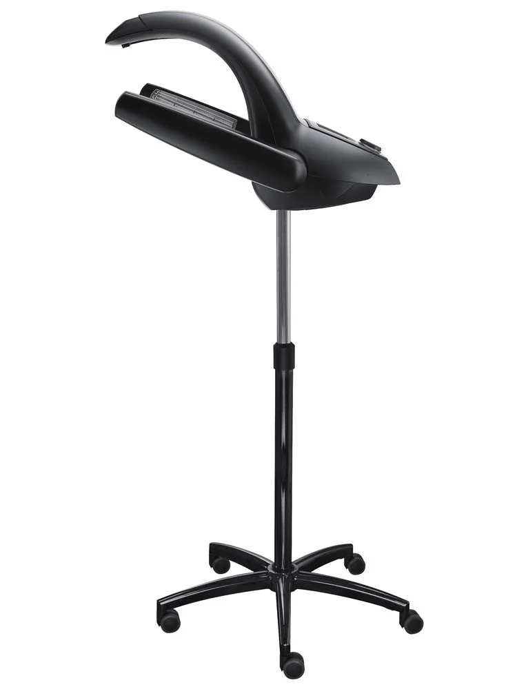 Casque sèche cheveux infrarouge new hair master OLYMP sur pied noir