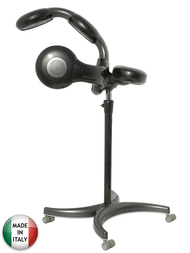 Casque infrarouge LOGIKA SPHERIC DESIGN sur pied noir
