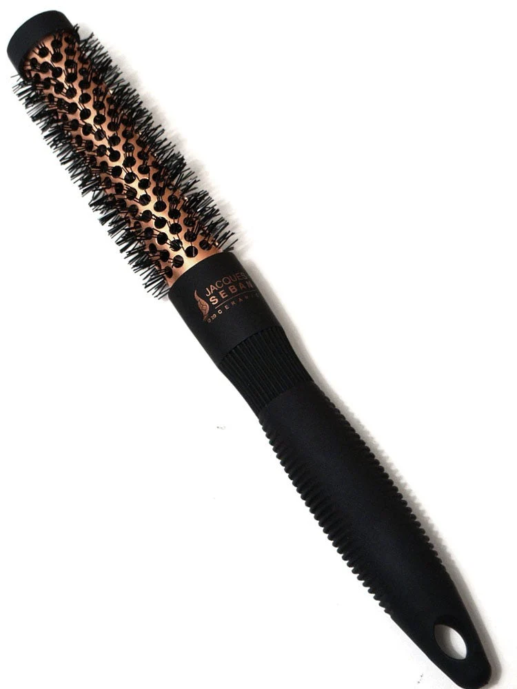Brosse ronde céramique rose doré JACQUES SEBAN 20 mm