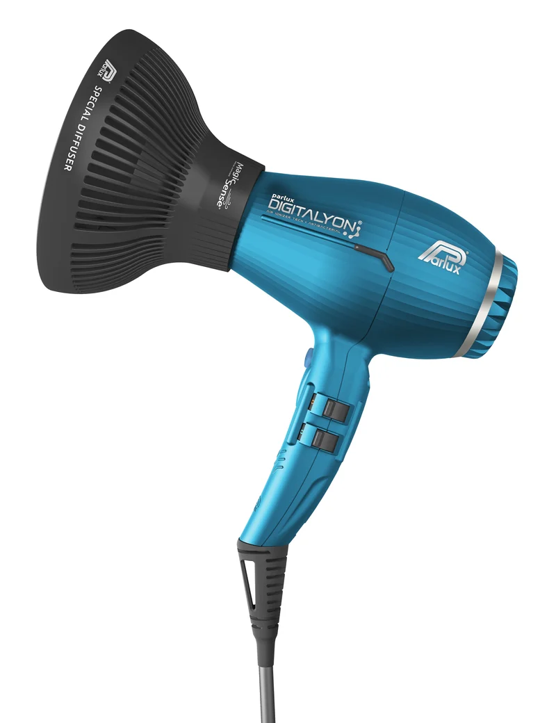 Sèche-cheveux Digitalyon PARLUX bleu avec diffuseur MAGIC SENSE
