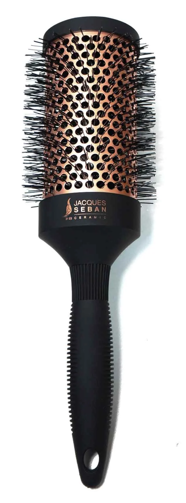 Brosse ronde céramique rose doré JACQUES SEBAN 53 mm