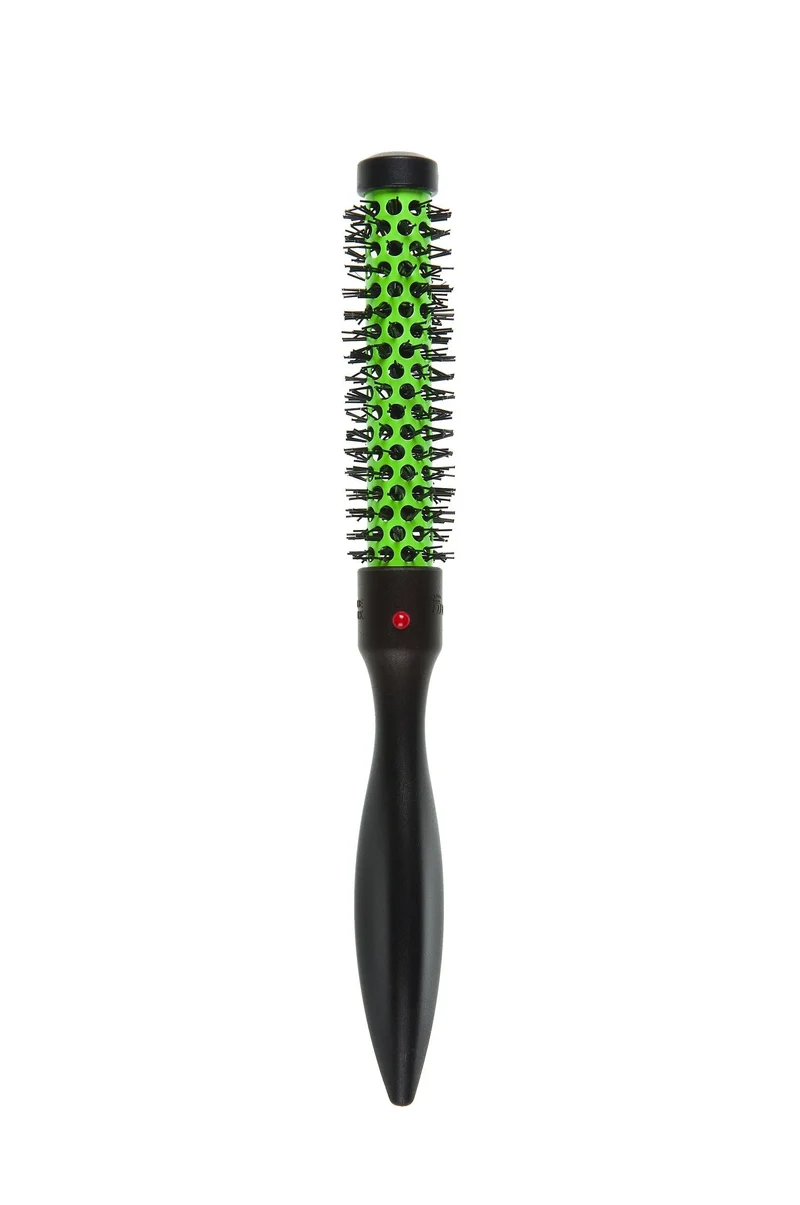 Brosse ronde professionnelle Neon verte DENMAN 16 mm