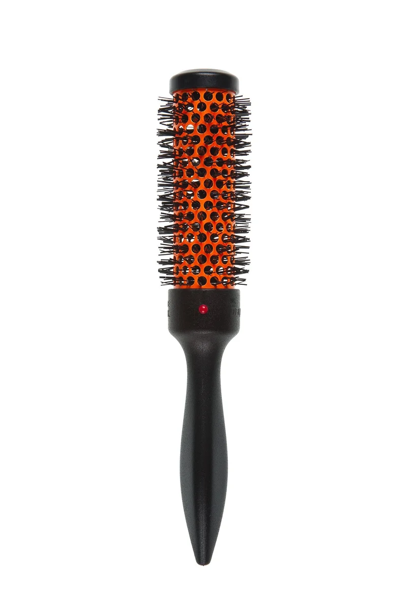 Brosse ronde professionnelle Neon orange DENMAN 30 mm