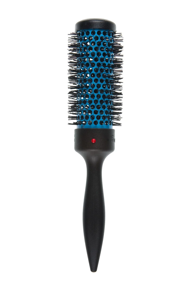 Brosse ronde professionnelle Neon bleue DENMAN 38 mm