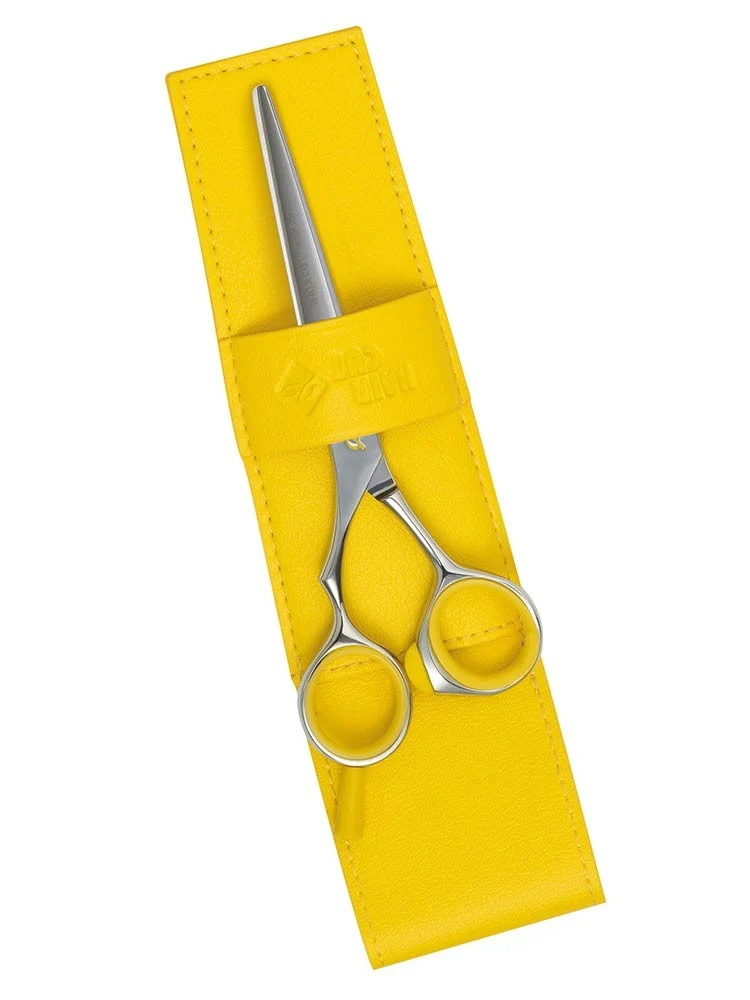 Ciseaux de coiffure gaucher FASHION HAIRCUT taille 5'0 jaune