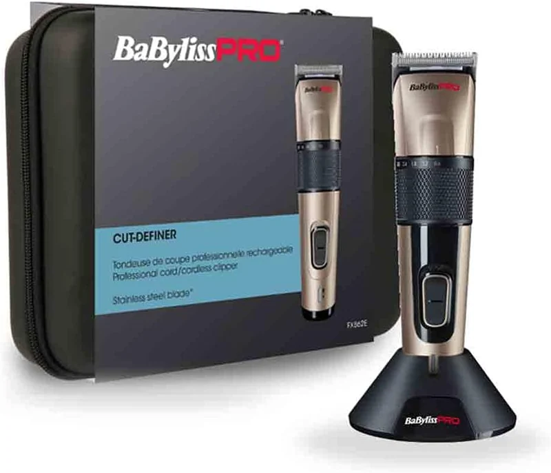CUT DEFINER Tondeuse rechargeable s/socle (Light Bronze) (batterie NiMH) - 8 guides de coupe