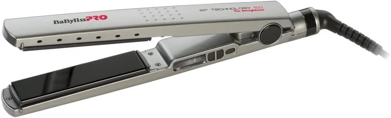 BaBylissPRO THE STRAIGHTENER (argent) - Ionic -70W - (150-230°C) - BAB2091EPE