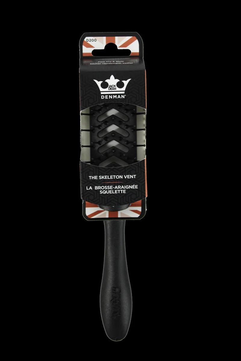 Brosse à cheveux vent Jack Dean DENMAN noire