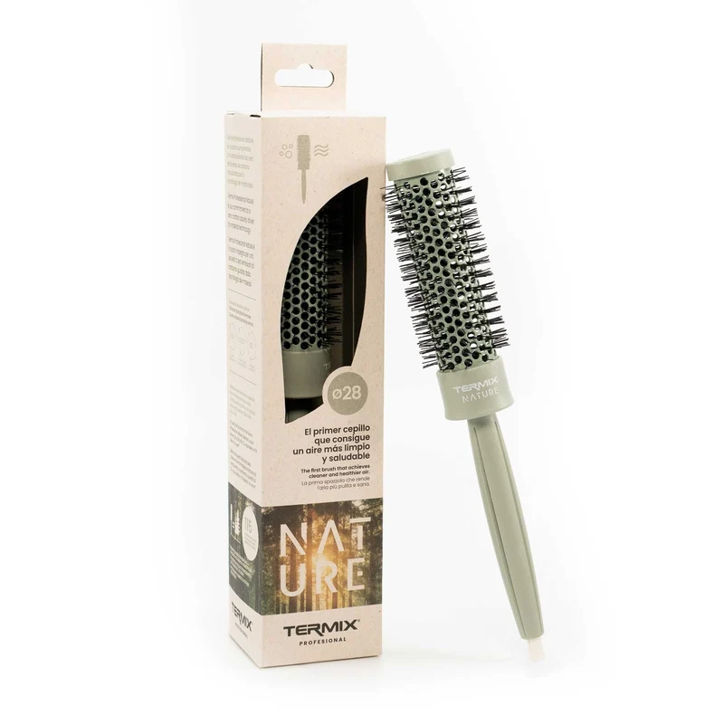 Brosse ronde professionnelle NATURE TERMIX 28 mm